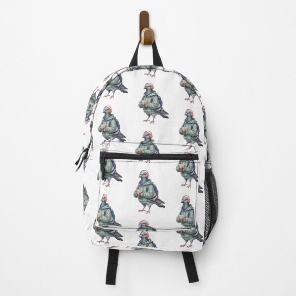Item preview, Cool Pigeon Student with Coffee and Headphones designed and sold by Roy & Tiffany.