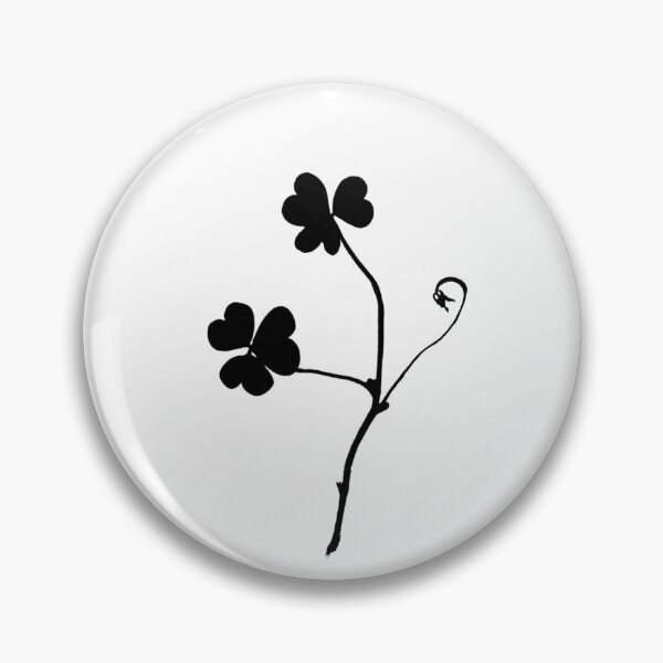 Item preview, Three Leaf Clover Botanical Silhouette – Original Cyanotype Plant Art designed and sold by The Snarky Ph.D.: A Study in Botanicals .