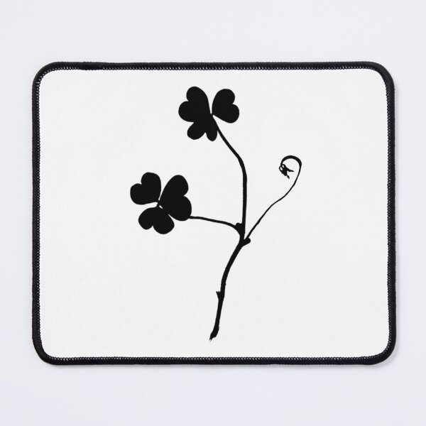 Item preview, Three Leaf Clover Botanical Silhouette – Original Cyanotype Plant Art designed and sold by The Snarky Ph.D.: A Study in Botanicals .