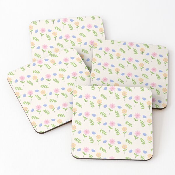 Item preview, Cute Pastel Wildflowers FloralPattern Illustration designed and sold by Sietiva Diseño Creativo.