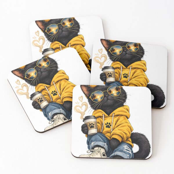Item preview, Stylish Black Cat Streetwear designed and sold by AhmedAwny7.
