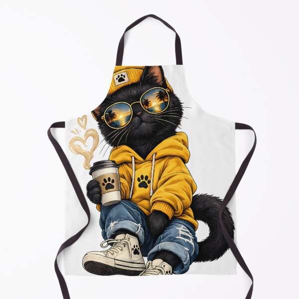 Item preview, Stylish Black Cat Streetwear designed and sold by AhmedAwny7.
