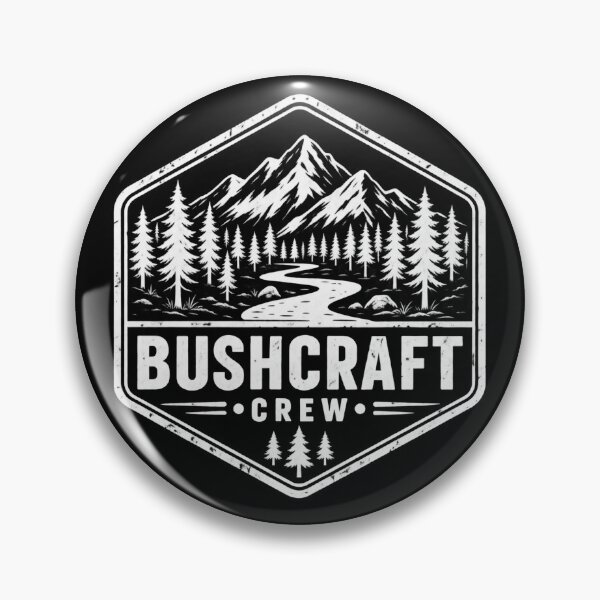 Item preview, Bushcraft Crew Outdoor Survival Emblem designed and sold by naturalsurvival.