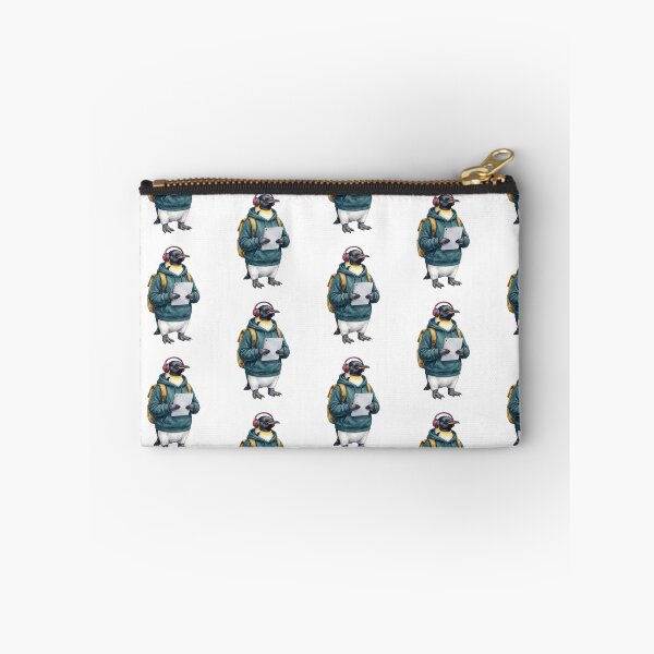 Item preview, Tech Penguin Student with Tablet and Headphones designed and sold by Tiffany Roy.