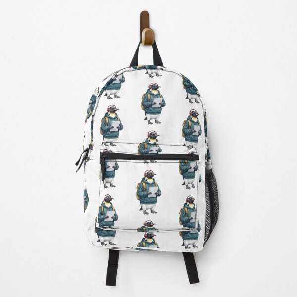Item preview, Tech Penguin Student with Tablet and Headphones designed and sold by Roy & Tiffany.