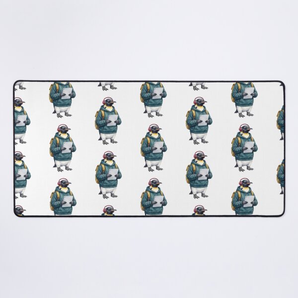Item preview, Tech Penguin Student with Tablet and Headphones designed and sold by Roy & Tiffany.