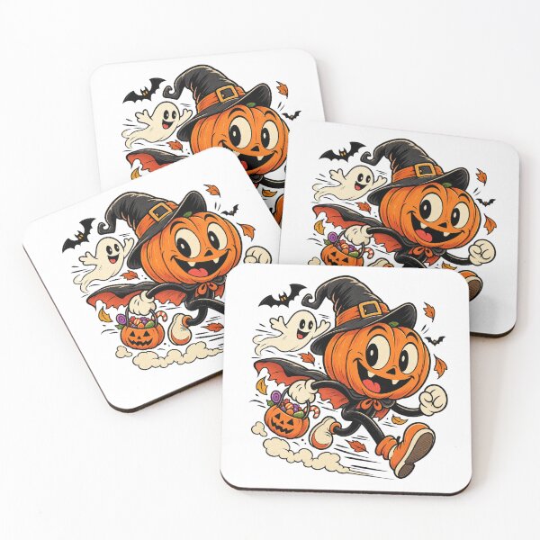 Item preview, Running Pumpkin Halloween Vintage Cartoon designed and sold by afr-saad.