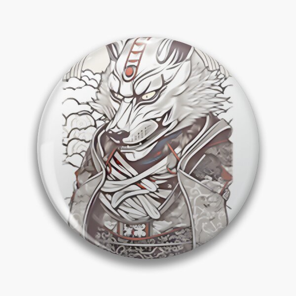 Item preview, Kitsune Samurai PERFECT GIFT FOR YOU AND FRIENDS designed and sold by Geraldo Gonzalez.