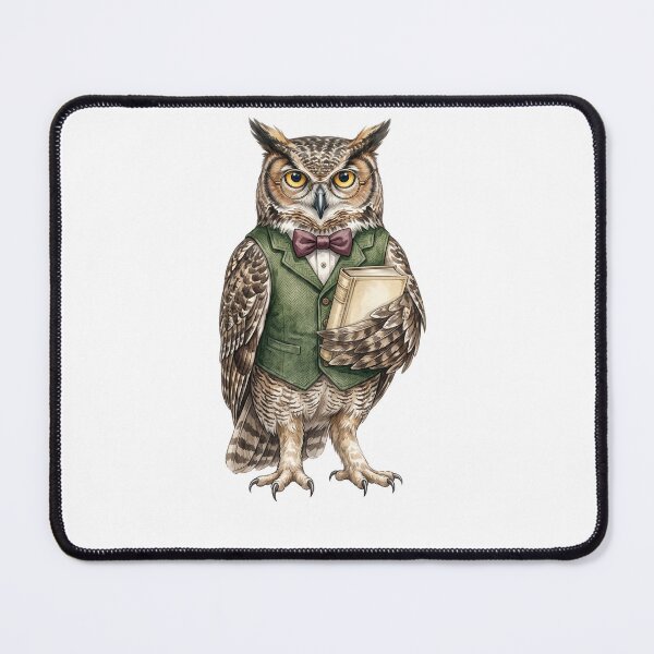 Item preview, Wise Owl Professor with Book designed and sold by Roy & Tiffany.