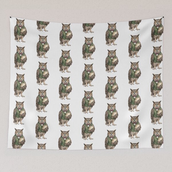 Item preview, Wise Owl Professor with Book designed and sold by Roy & Tiffany.