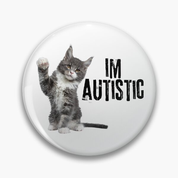 Item preview, Im autistic cat meme designed and sold by Earlrose.