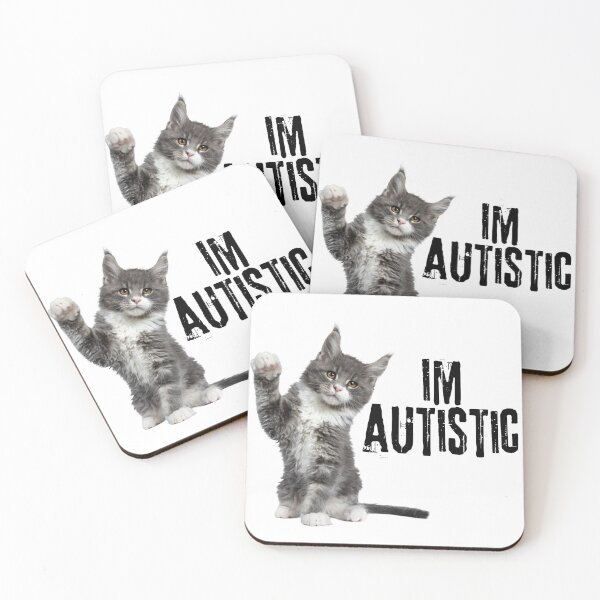 Item preview, Im autistic cat meme designed and sold by Earlrose.