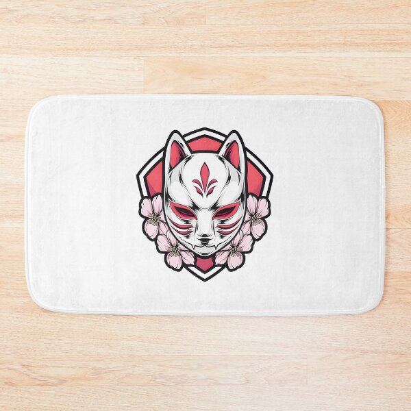 Item preview, Kitsune Mask With Sakura PERFECT GIFT FOR YOU AND FRIENDS designed and sold by Geraldo Gonzalez.