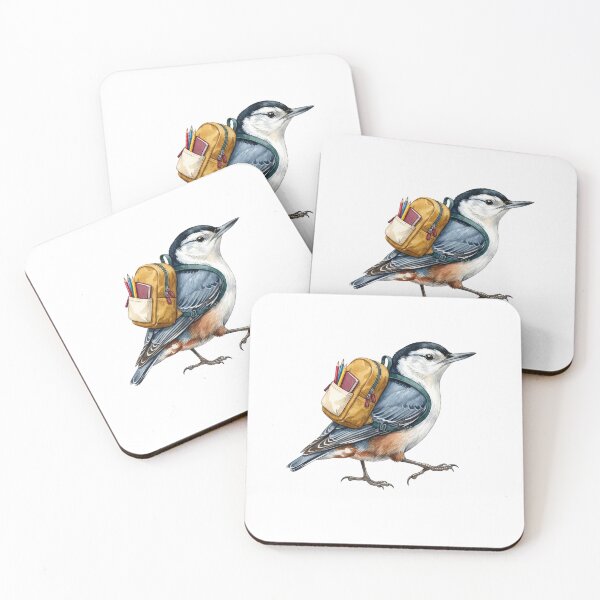 Item preview, Sweet Nuthatch Bird with School Backpack designed and sold by Roy & Tiffany.