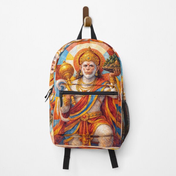 Item preview, Lord Hanuman Painting - Hindu deity of Sacred Strength. designed and sold by GalleryKauffeld.