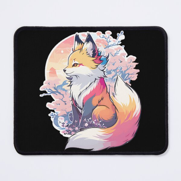 Item preview, Japanese Fox Kawaii Kitsune Japanese Mythical Creature Kitsune Girl ⭐⭐⭐⭐⭐ designed and sold by Geraldo Gonzalez.