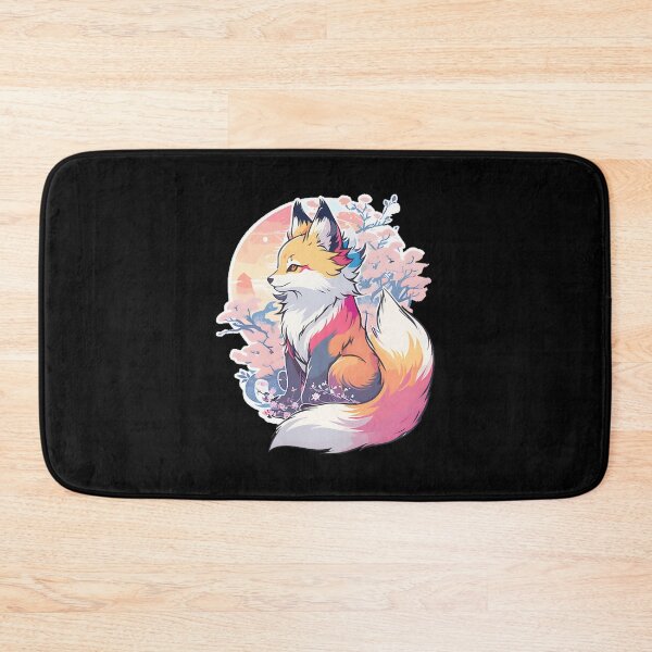 Item preview, Japanese Fox Kawaii Kitsune Japanese Mythical Creature Kitsune Girl ⭐⭐⭐⭐⭐ designed and sold by Geraldo Gonzalez.