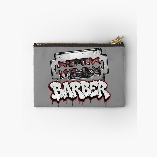 Artikelvorschau, Rasierklingen-Friseursalon, kariertes Graffiti, Streetwear-Kunst entworfen und verkauft von Barber MD Culture.