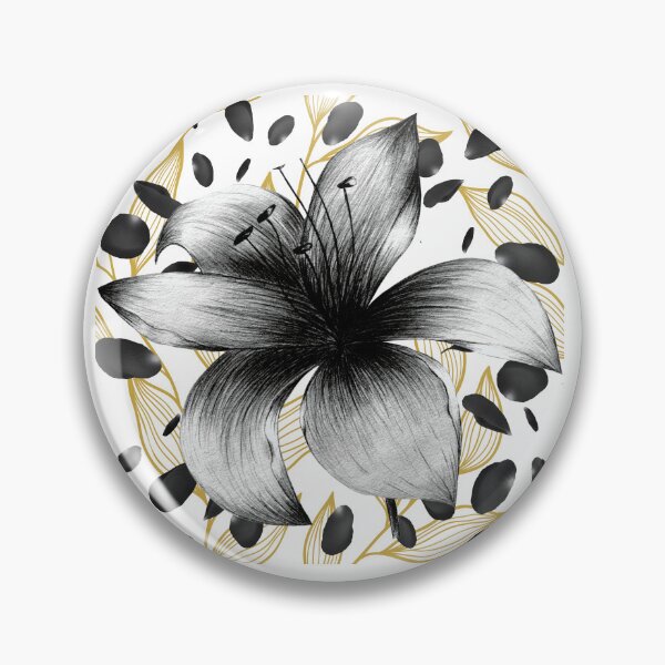 Item preview, Lírio preto e pétalas  designed and sold by DiFraia Studio.