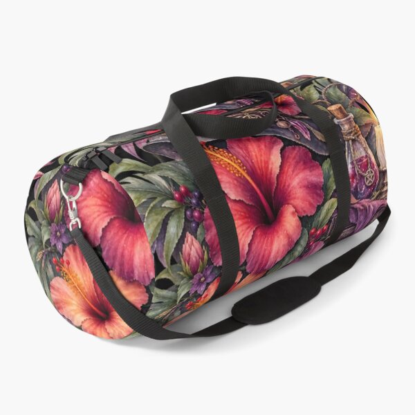 Item preview, Mystical Hibiscus Garden | Witchy Tropical Floral Watercolor | Enchanted Botanical Art designed and sold by IamNolmo.