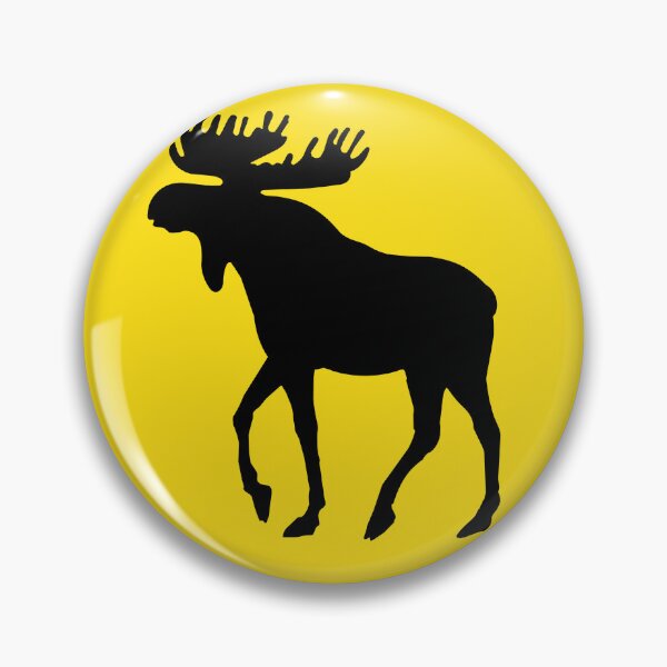 Item preview, Moose Crossing – High Visibility Wildlife Warning Graphic designed and sold by VoglR.
