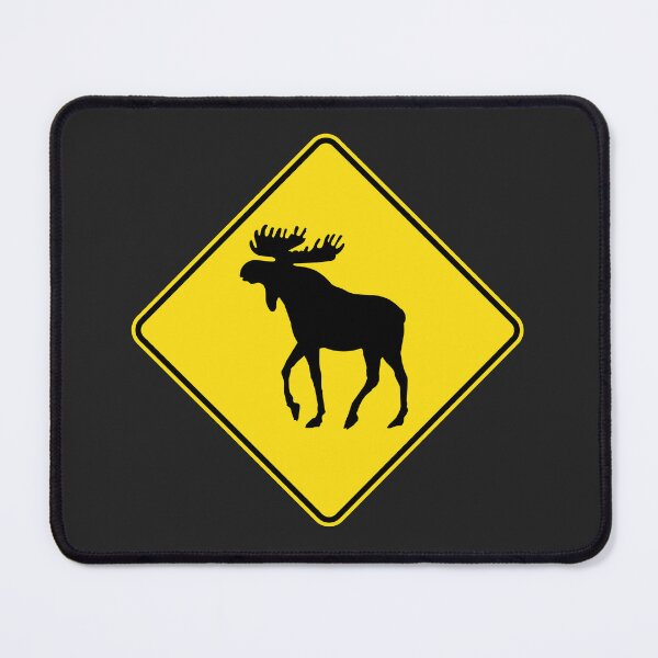 Item preview, Moose Crossing – High Visibility Wildlife Warning Graphic designed and sold by VoglR.