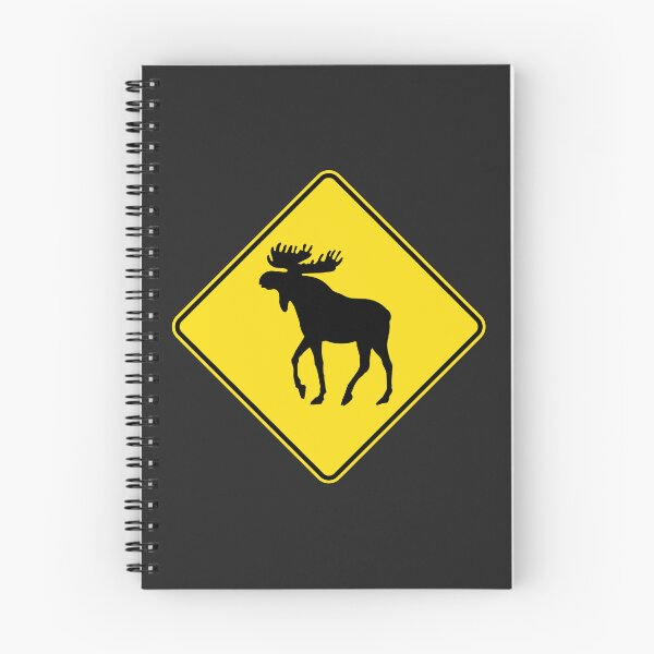 Item preview, Moose Crossing – High Visibility Wildlife Warning Graphic designed and sold by VoglR.