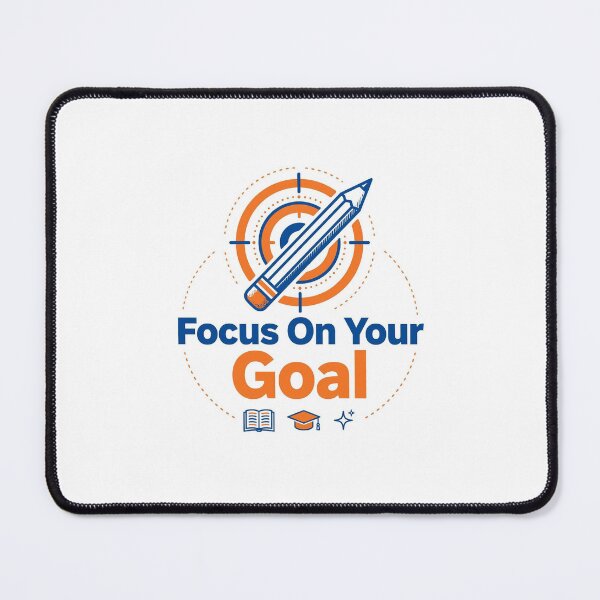 Item preview, Focus On Your Goal | Student Study Motivation T-Shirt designed and sold by Softlife by Harvir.
