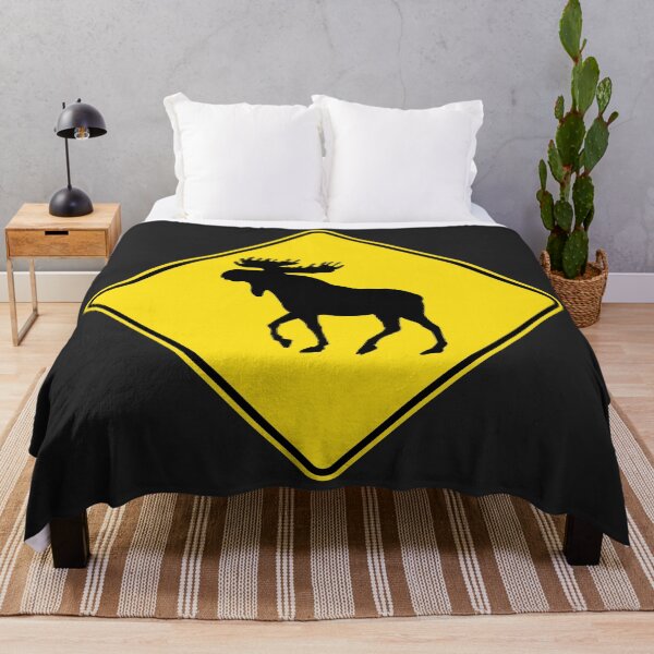 Item preview, Moose Crossing – High Visibility Wildlife Warning Graphic designed and sold by VoglR.