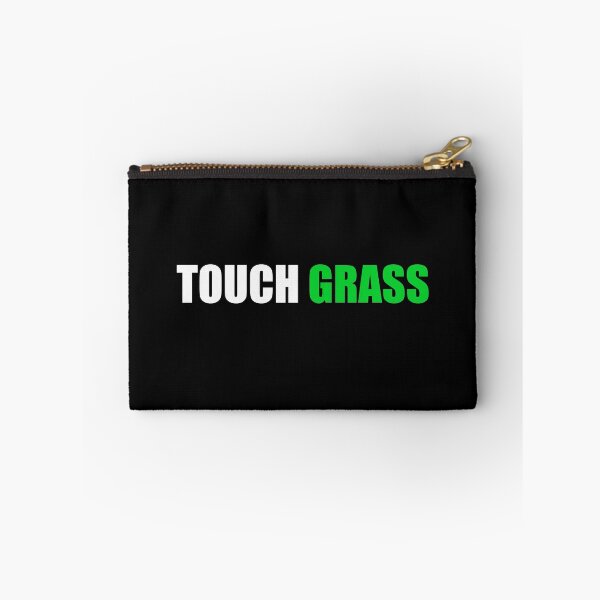Item preview, Touch Grass Funny Nature Meme Quote T-Shirt designed and sold by SaraPixels.