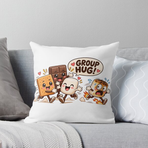 Item preview, Group Hug Smores Funny Kawaii Camping Cute Marshmallow designed and sold by ZIGLWORKS.