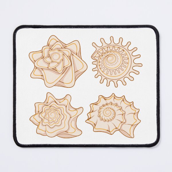 Item preview, Illustration with color graphic sea shells designed and sold by RizikCat.