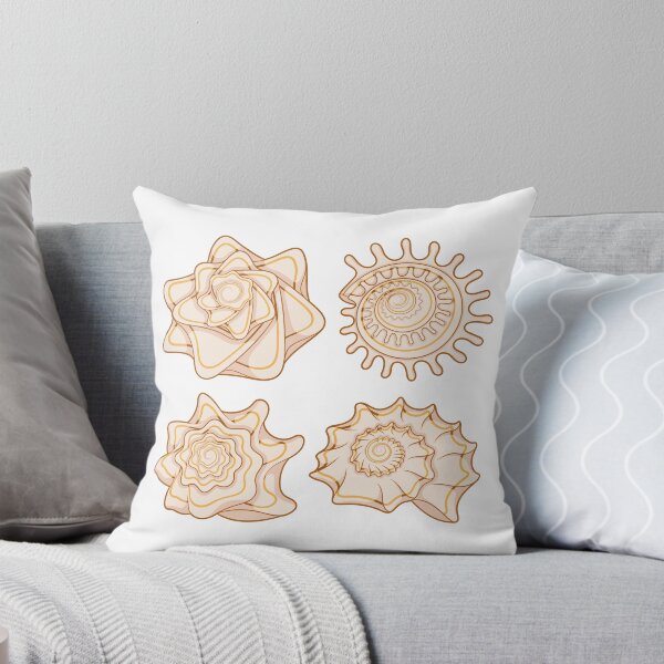 Item preview, Illustration with color graphic sea shells designed and sold by RizikCat.