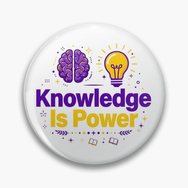 Item preview, Knowledge Is Power | Academic Motivation Quote T-Shirt designed and sold by Softlife by Harvir.