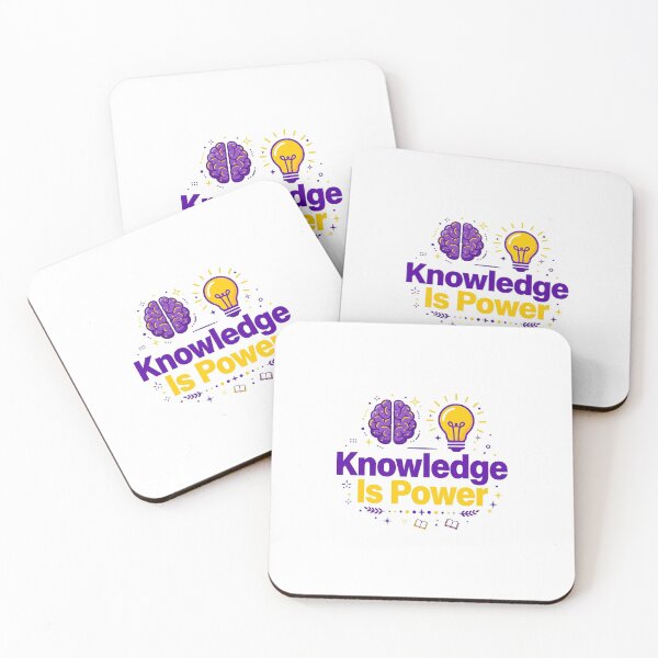 Item preview, Knowledge Is Power | Academic Motivation Quote T-Shirt designed and sold by Softlife by Harvir.