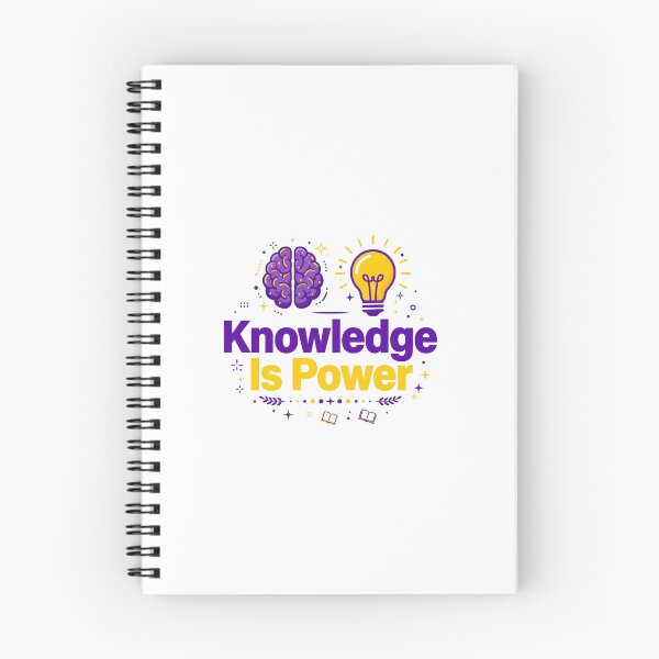 Item preview, Knowledge Is Power | Academic Motivation Quote T-Shirt designed and sold by Softlife by Harvir.