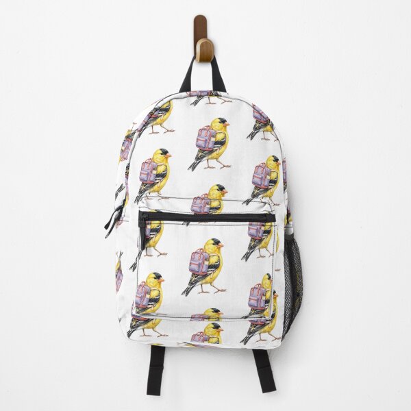 Item preview, Sweet Goldfinch Bird with Backpack designed and sold by Roy & Tiffany.