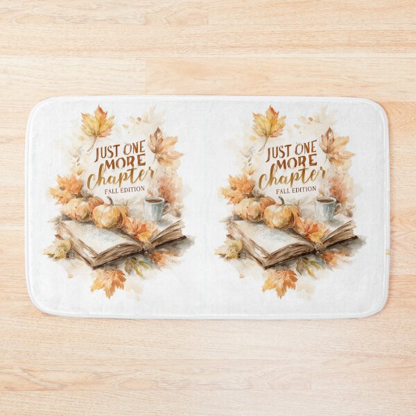 Item preview, Just One More Chapter – Fall Reading Watercolor designed and sold by Helenaphotoart.