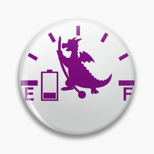 Item preview, Purple Figment Battery Gauge designed and sold by Douglas-Depot.