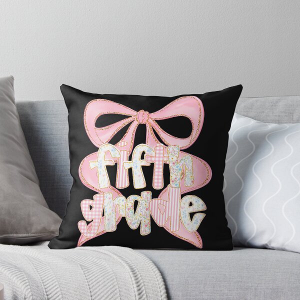 Item preview, Preppy Fifth Grade Teacher 5Th Grade Floral Coquette Bow designed and sold by Krwasatoune.