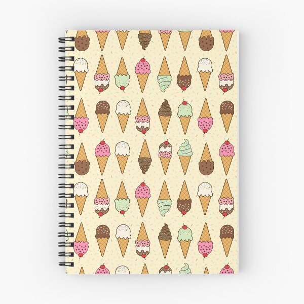 Item preview, Rows of ice cream cones with sprinkles on butter yellow background designed and sold by Chantal creates.
