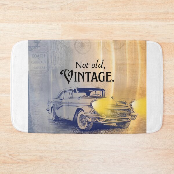 Item preview, Not Old Just Vintage Classic Retro Car designed and sold by Pawfect Vibes Hub.