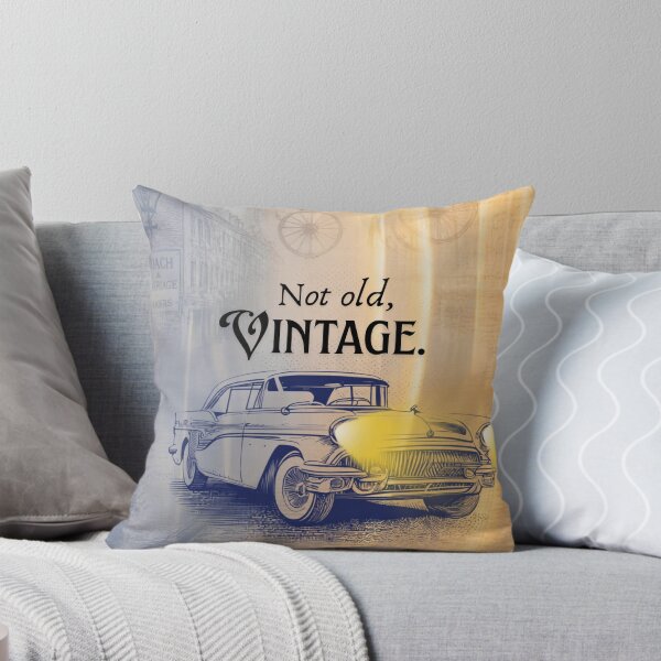 Item preview, Not Old Just Vintage Classic Retro Car designed and sold by Pawfect Vibes Hub.