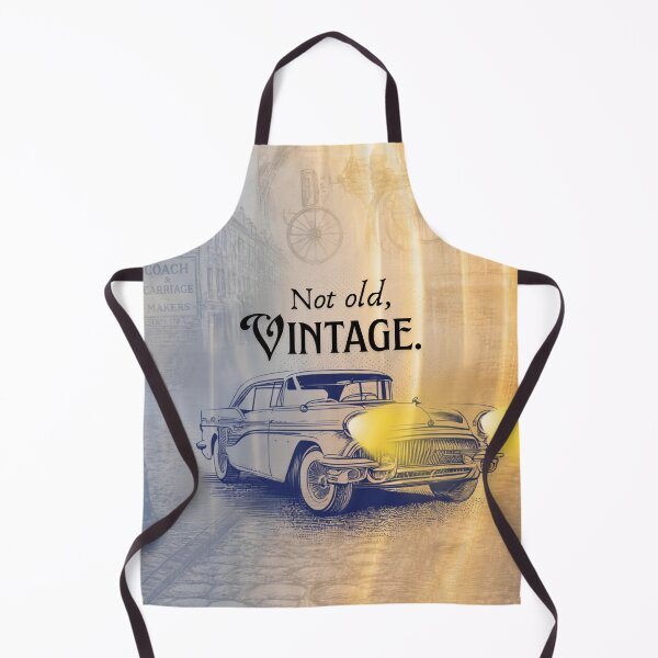 Item preview, Not Old Just Vintage Classic Retro Car designed and sold by Pawfect Vibes Hub.