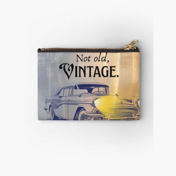 Item preview, Not Old Just Vintage Classic Retro Car designed and sold by Pawfect Vibes Hub.