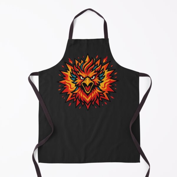 Item preview, Retro Halftone Phoenix Firebird Head Comic Pop Art Mythical Creature designed and sold by MarCinu Art.