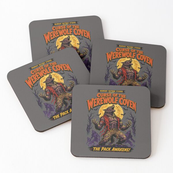 Item preview, Werewolf Horror Retro Pulp Monster designed and sold by Melted Mind Studio.