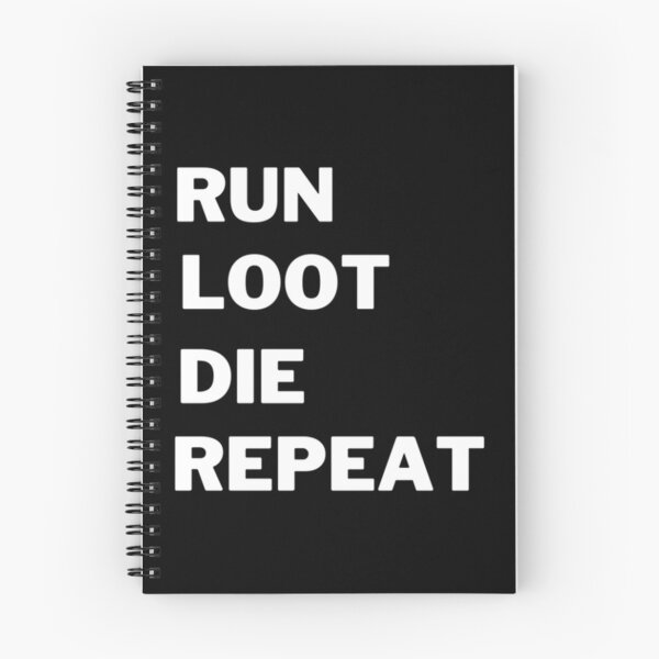 Item preview, RUN LOOT DIE REPEAT-  FREE FIRE   designed and sold by RayceJoshi.