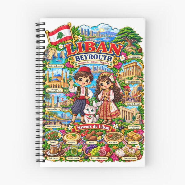 Item preview, Lebanon Beirut – Kawaii Trip, Lebanese Culture and Flavors of Lebanon designed and sold by Cifi64.