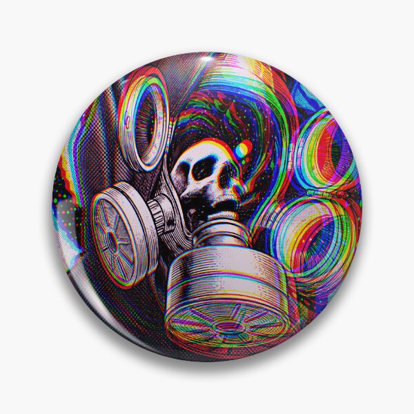 Item preview, Skull In A Gas Mask designed and sold by weirdove.